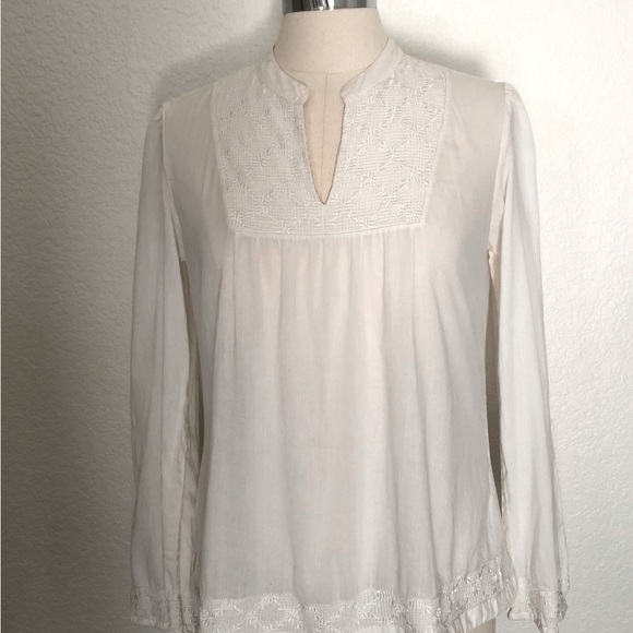 Lucky Brand Embroidered Top~Medium - Picture 1 of 8